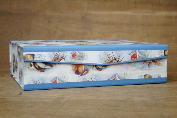 Fotoalbum und Archivbox "Fische"